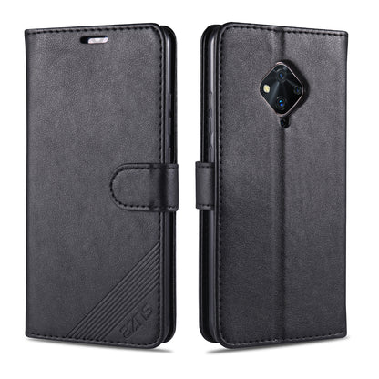 AZNS PU Leather with Wallet Mobile Shell for vivo V17/Y9s