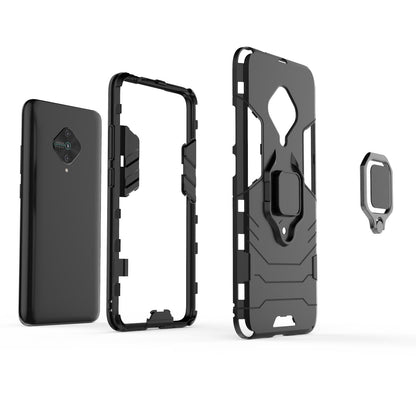 Ring Holder Kickstand PC+TPU Combo Case Phone Covering for vivo V17/Y9s/S1 Pro (Global Version)