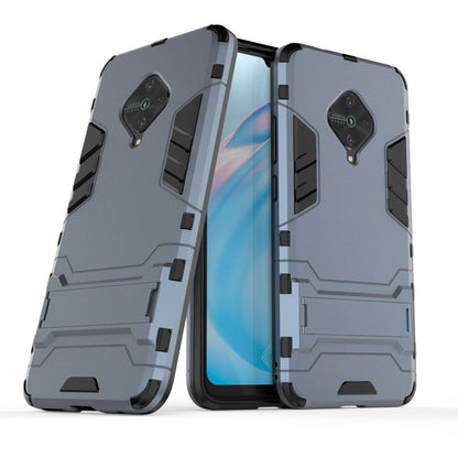 Stylish PC+TPU Case with Kickstand for vivo V17/Y9s/S1 Pro