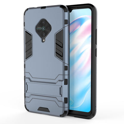 Stylish PC+TPU Case with Kickstand for vivo V17/Y9s/S1 Pro