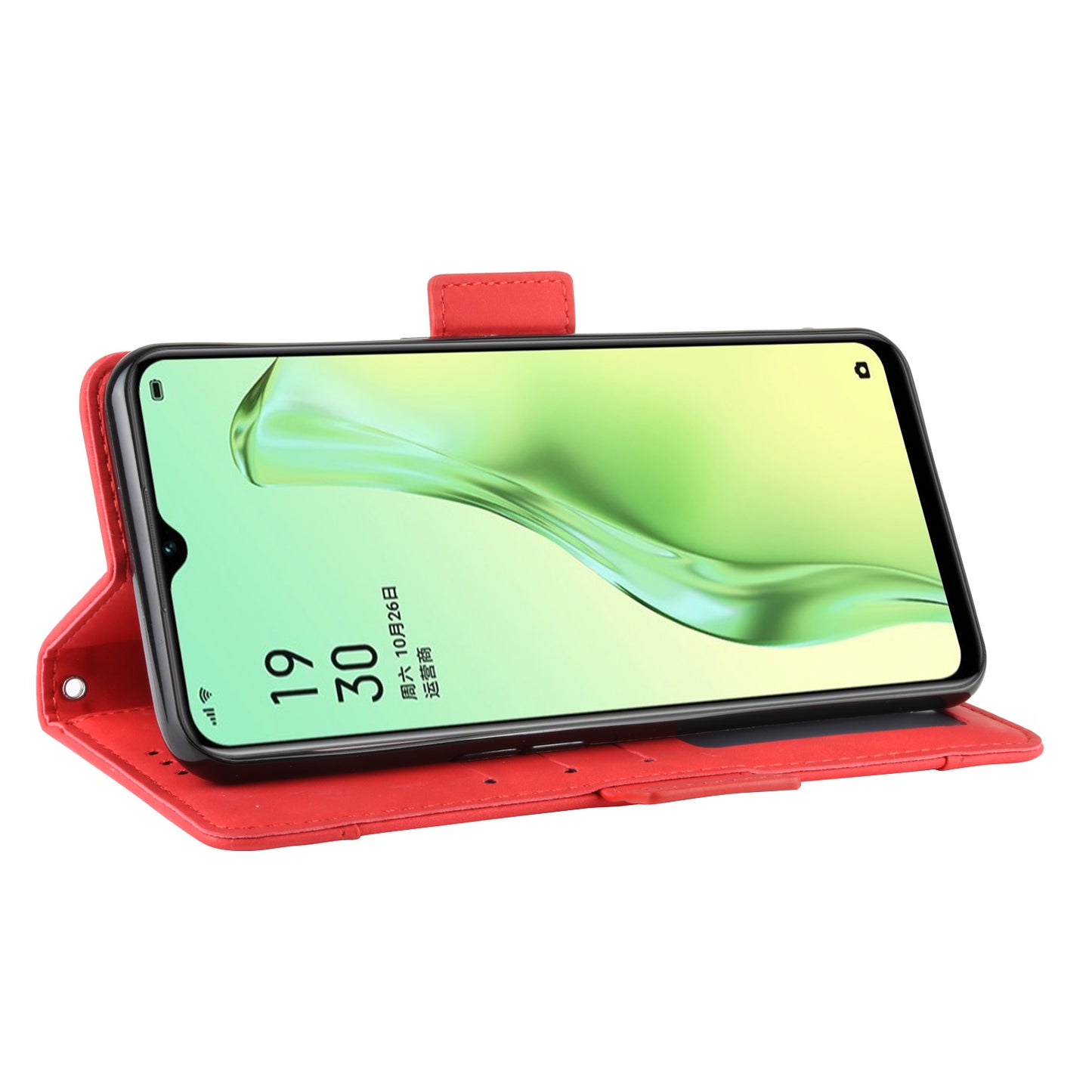 Wallet Stand Flip Leather Phone Shell for Oppo A8/A31 (2020)