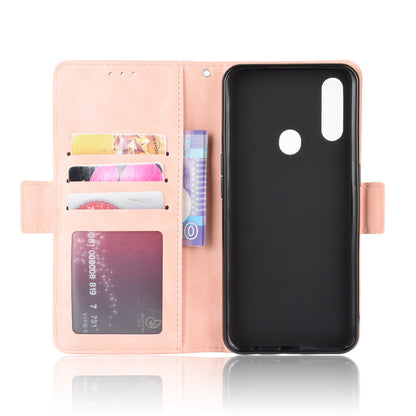 Wallet Stand Flip Leather Phone Shell for Oppo A8/A31 (2020)