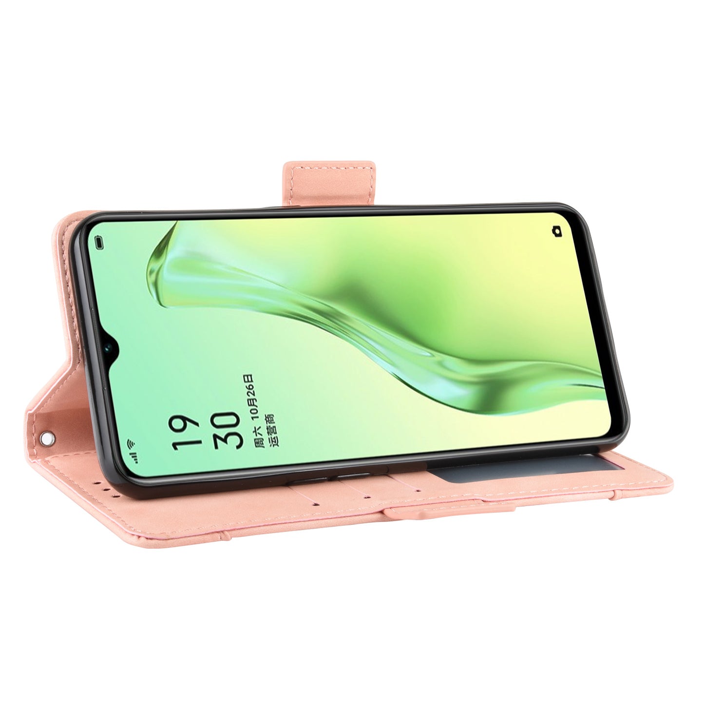 Wallet Stand Flip Leather Phone Shell for Oppo A8/A31 (2020)