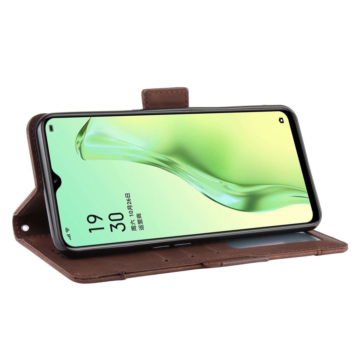 Wallet Stand Flip Leather Phone Shell for Oppo A8/A31 (2020)