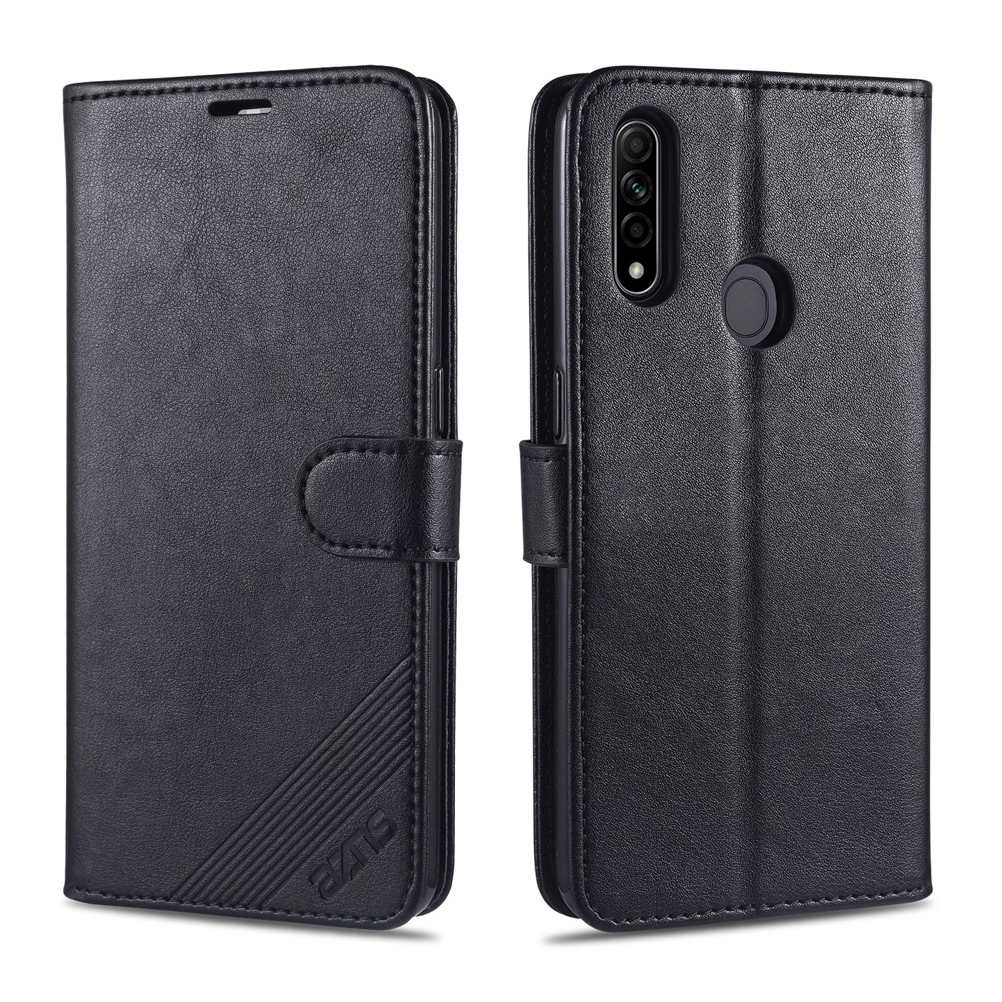 AZNS PU Leather Wallet Stand Case for OPPO A8