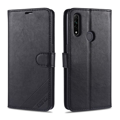 AZNS PU Leather Wallet Stand Case for OPPO A8