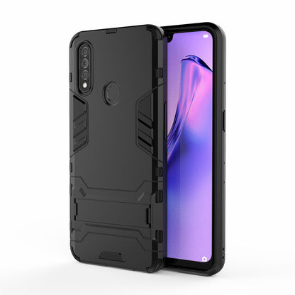 Cool Guard PC + TPU Hybrid Case with Kickstand for Oppo A8 / Oppo A31 (2020)