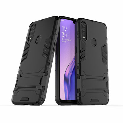 Cool Guard PC + TPU Hybrid Case with Kickstand for Oppo A8 / Oppo A31 (2020)