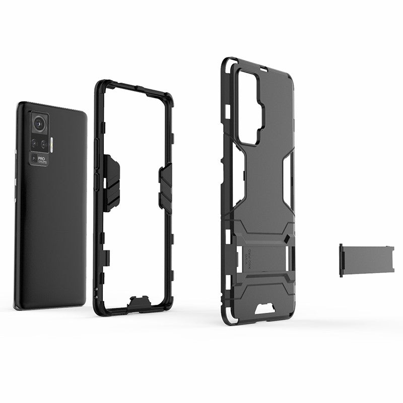 2-in-1 PC + TPU Case with Kickstand for vivo X50 Pro