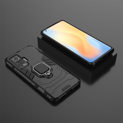 Plastic + TPU Hybrid Phone Shell with Kickstand for vivo X50 Pro