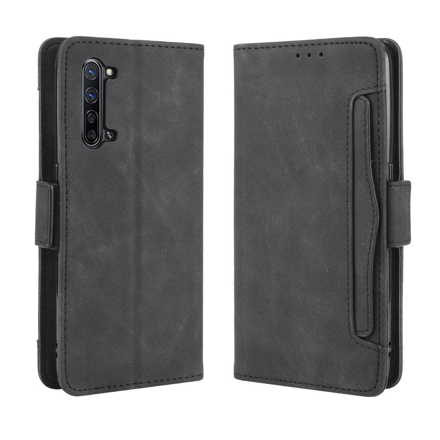 Wallet Leather Phone Case with Multiple Card Slots for Oppo Find X2 Lite/Reno3 5G