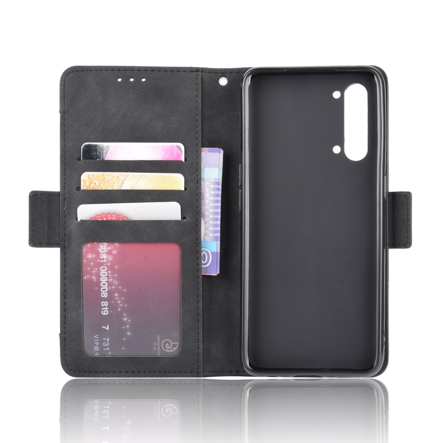 Wallet Leather Phone Case with Multiple Card Slots for Oppo Find X2 Lite/Reno3 5G