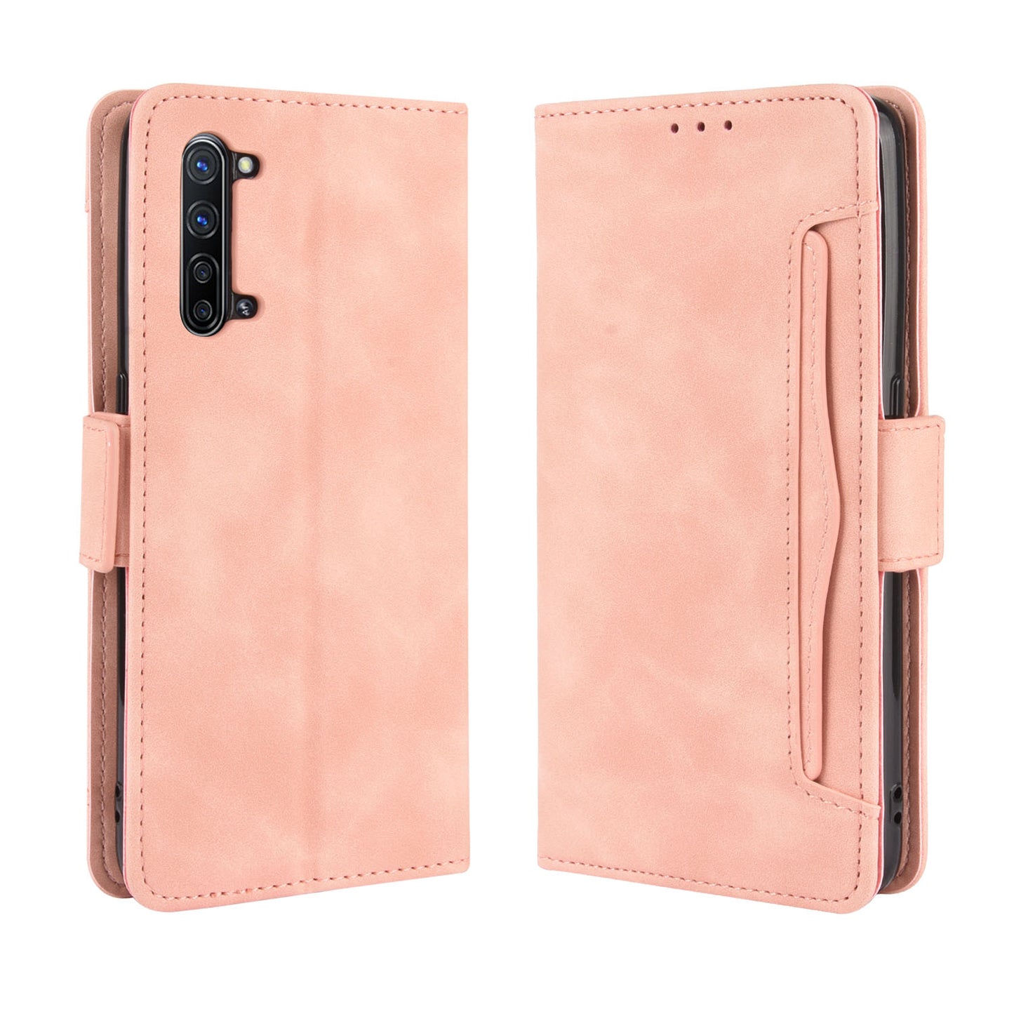 Wallet Leather Phone Case with Multiple Card Slots for Oppo Find X2 Lite/Reno3 5G