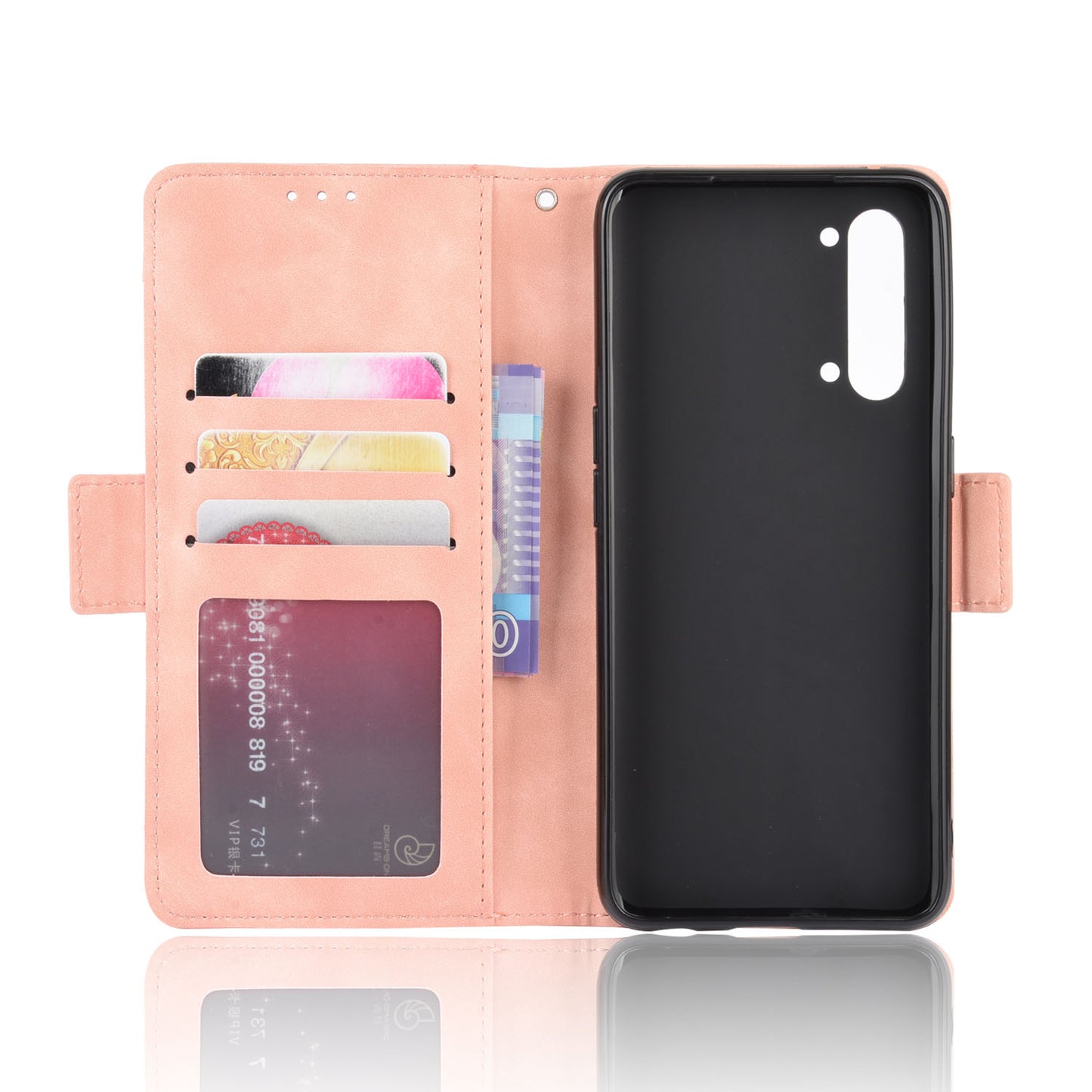 Wallet Leather Phone Case with Multiple Card Slots for Oppo Find X2 Lite/Reno3 5G