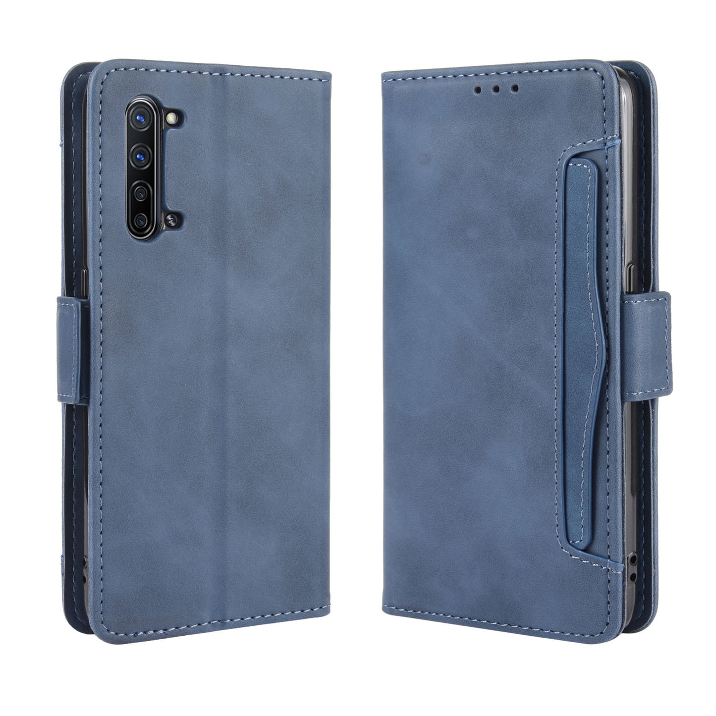 Wallet Leather Phone Case with Multiple Card Slots for Oppo Find X2 Lite/Reno3 5G