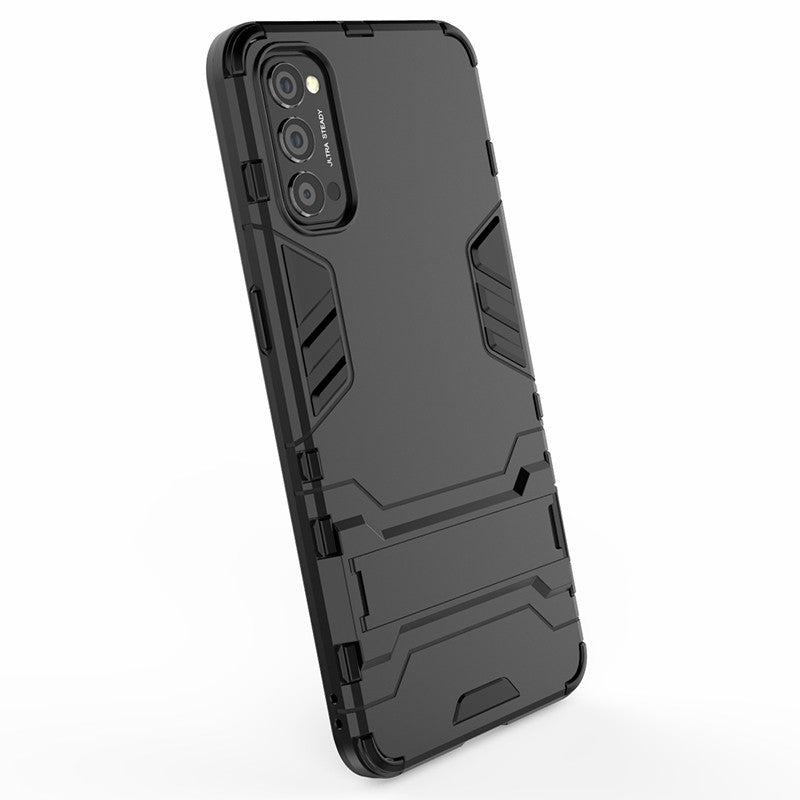 2-in-1 Plastic + TPU Hybrid Case with Kickstand for Oppo Reno4 5G