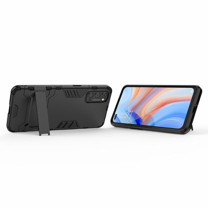 2-in-1 Plastic + TPU Hybrid Case with Kickstand for Oppo Reno4 5G