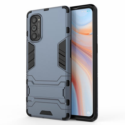 2-in-1 Plastic + TPU Combo Shell with Kickstand for Oppo Reno4 Pro 5G