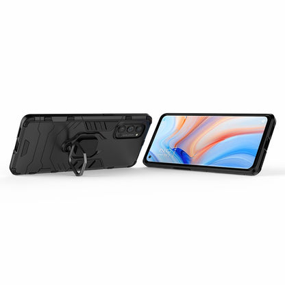 Cool Guard PC + TPU Hybrid Phone Shell with Kickstand for Oppo Reno4 Pro 5G