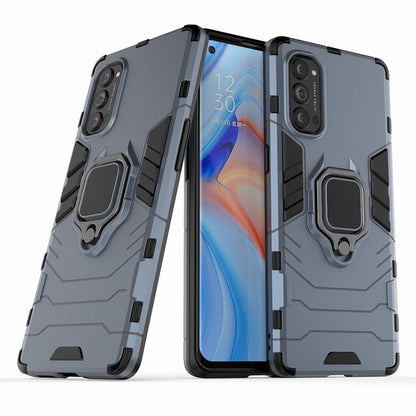 Cool Guard PC + TPU Hybrid Phone Shell with Kickstand for Oppo Reno4 Pro 5G