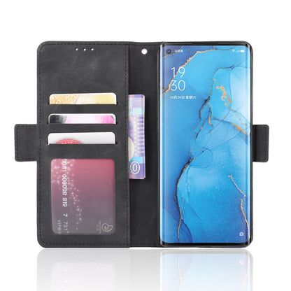 Wallet Leather Phone Case with Multiple Card Slots for OPPO Find X2 Neo / Reno3 Pro 5G (Chinese Edition) / Reno3 Pro (European Edition)