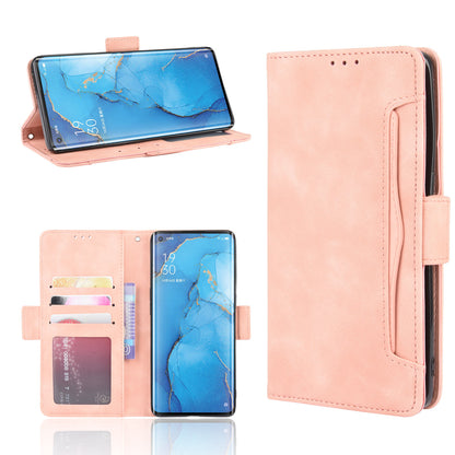 Wallet Leather Phone Case with Multiple Card Slots for OPPO Find X2 Neo / Reno3 Pro 5G (Chinese Edition) / Reno3 Pro (European Edition)