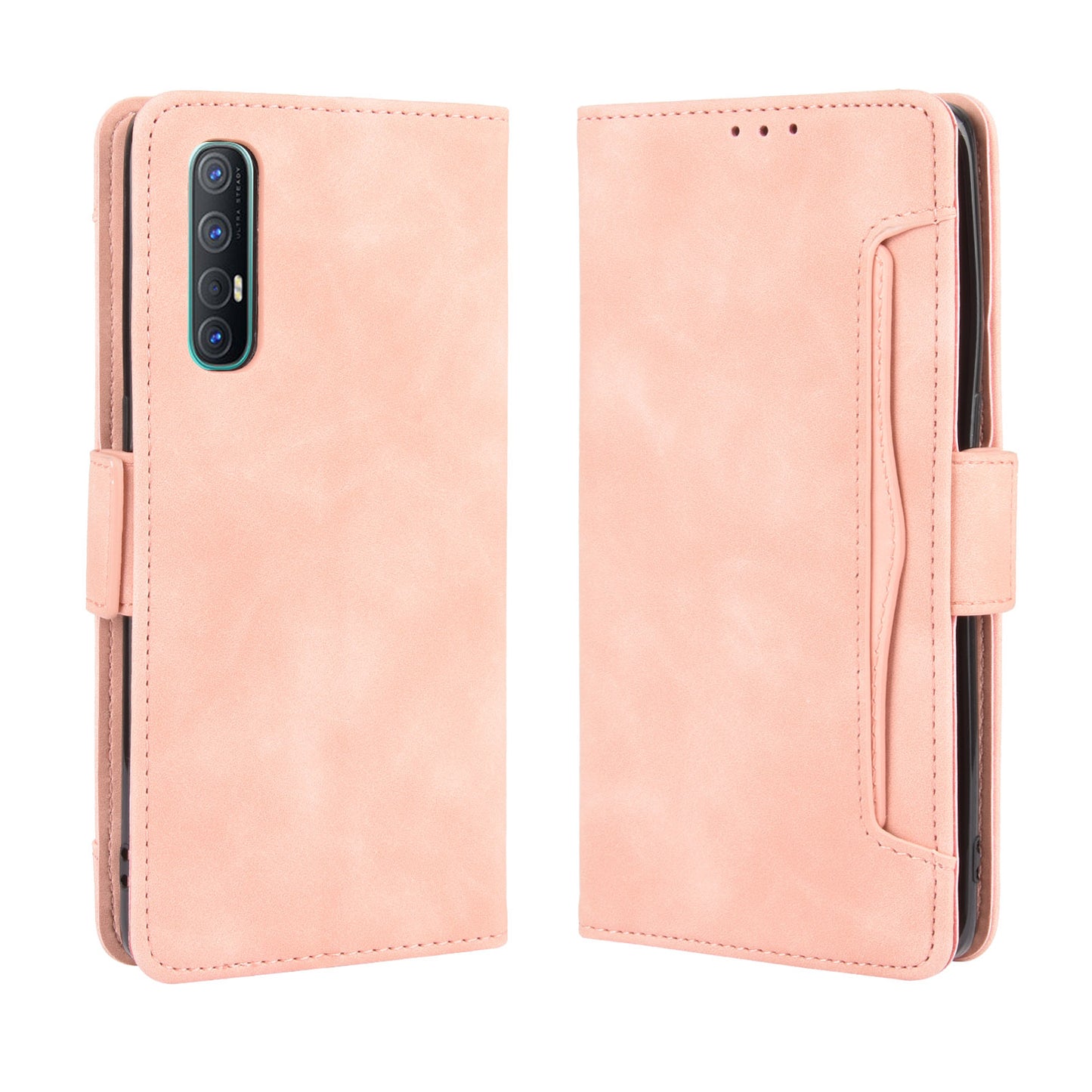 Wallet Leather Phone Case with Multiple Card Slots for OPPO Find X2 Neo / Reno3 Pro 5G (Chinese Edition) / Reno3 Pro (European Edition)