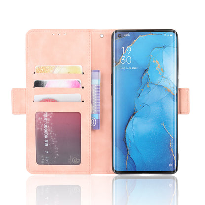 Wallet Leather Phone Case with Multiple Card Slots for OPPO Find X2 Neo / Reno3 Pro 5G (Chinese Edition) / Reno3 Pro (European Edition)