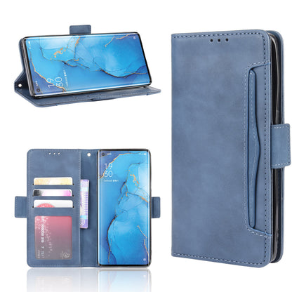 Wallet Leather Phone Case with Multiple Card Slots for OPPO Find X2 Neo / Reno3 Pro 5G (Chinese Edition) / Reno3 Pro (European Edition)