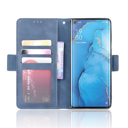 Wallet Leather Phone Case with Multiple Card Slots for OPPO Find X2 Neo / Reno3 Pro 5G (Chinese Edition) / Reno3 Pro (European Edition)