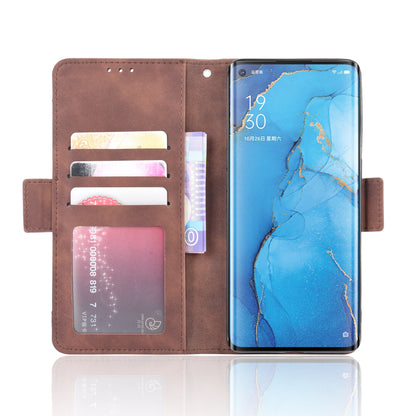 Wallet Leather Phone Case with Multiple Card Slots for OPPO Find X2 Neo / Reno3 Pro 5G (Chinese Edition) / Reno3 Pro (European Edition)