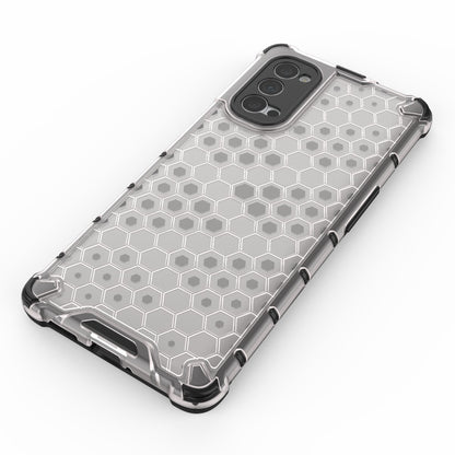 Honeycomb Pattern Shock-proof TPU + PC Combo Phone Case for Oppo Reno4 Pro 5G