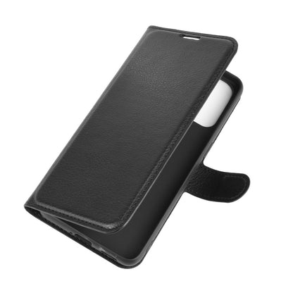 Litchi Texture Wallet Stand Leather Shell Cell Phone Cover for Oppo Reno4 5G