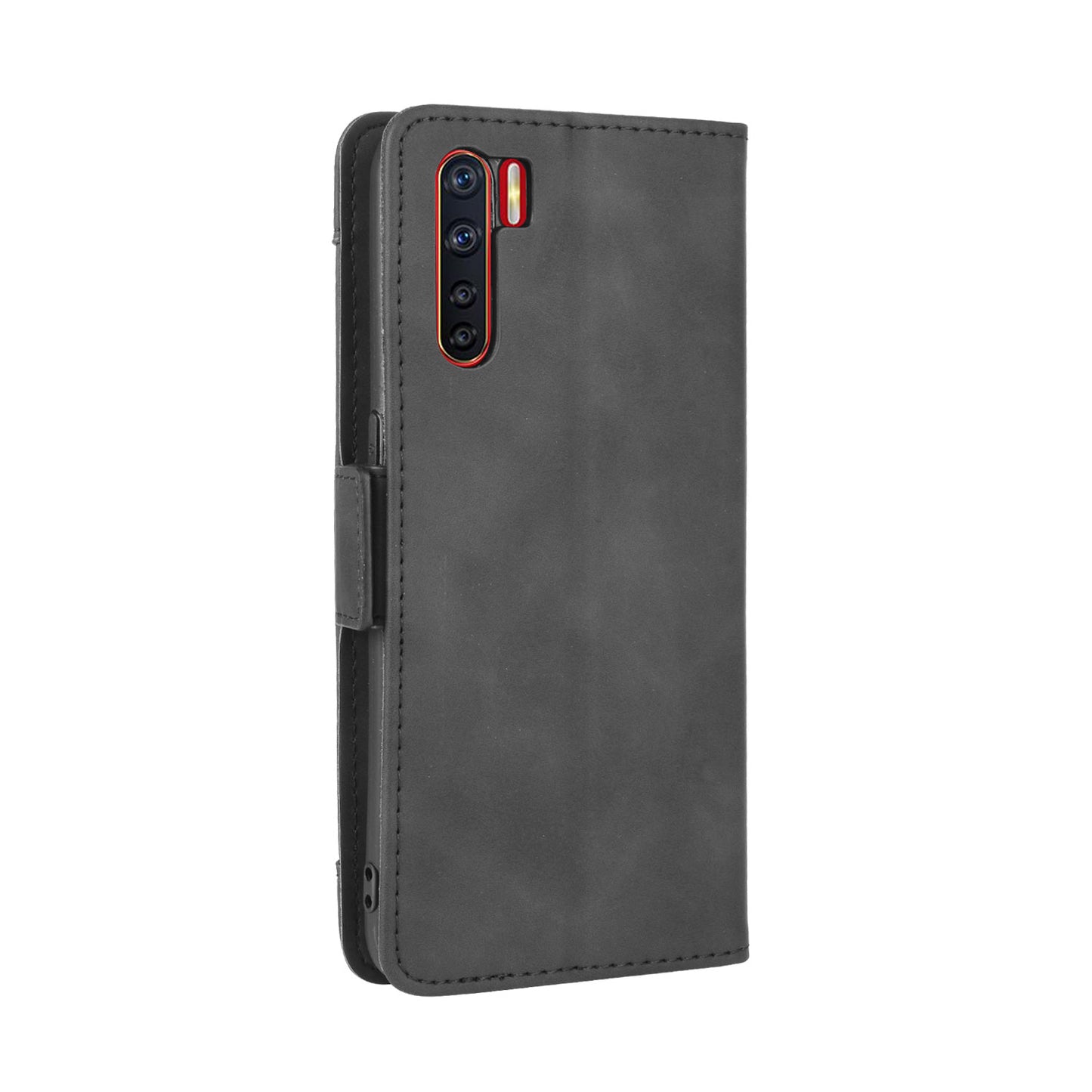 Multiple Card Slots Wallet Leather Protective Cover for OPPO A91 / OPPO F15 / OPPO Reno3 (Southeast Asian Version)