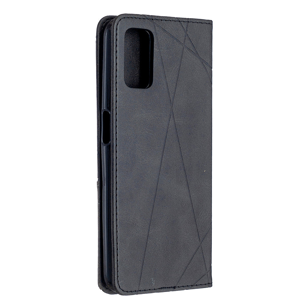 Geometric Pattern Leather Stand Case with Card Slots for OPPO A72/A52/A92