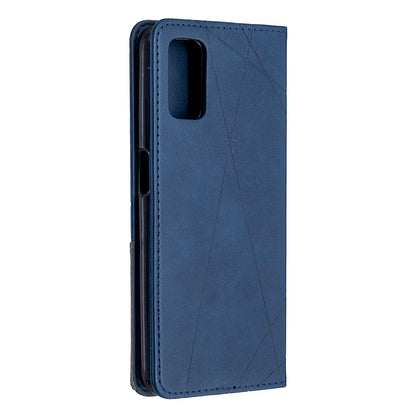 Geometric Pattern Leather Stand Case with Card Slots for OPPO A72/A52/A92