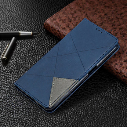 Geometric Pattern Leather Stand Case with Card Slots for OPPO A72/A52/A92