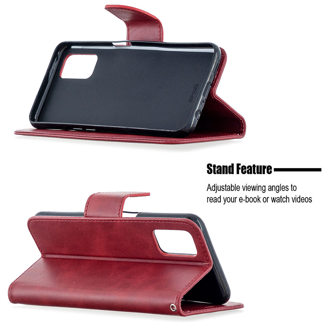 Leather Stand Case with Card Slots for OPPO A72/A52/A92