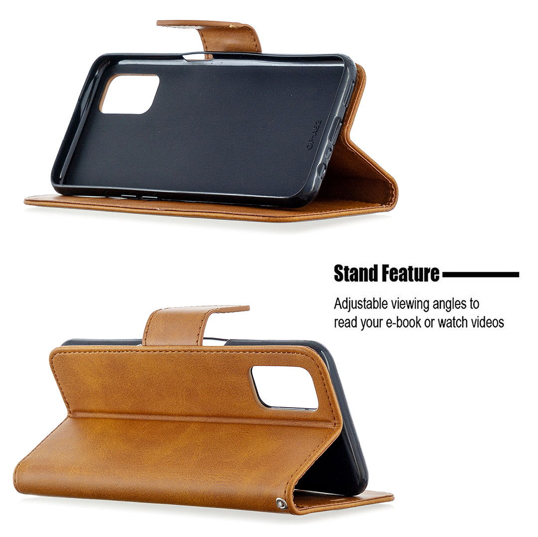 Leather Stand Case with Card Slots for OPPO A72/A52/A92