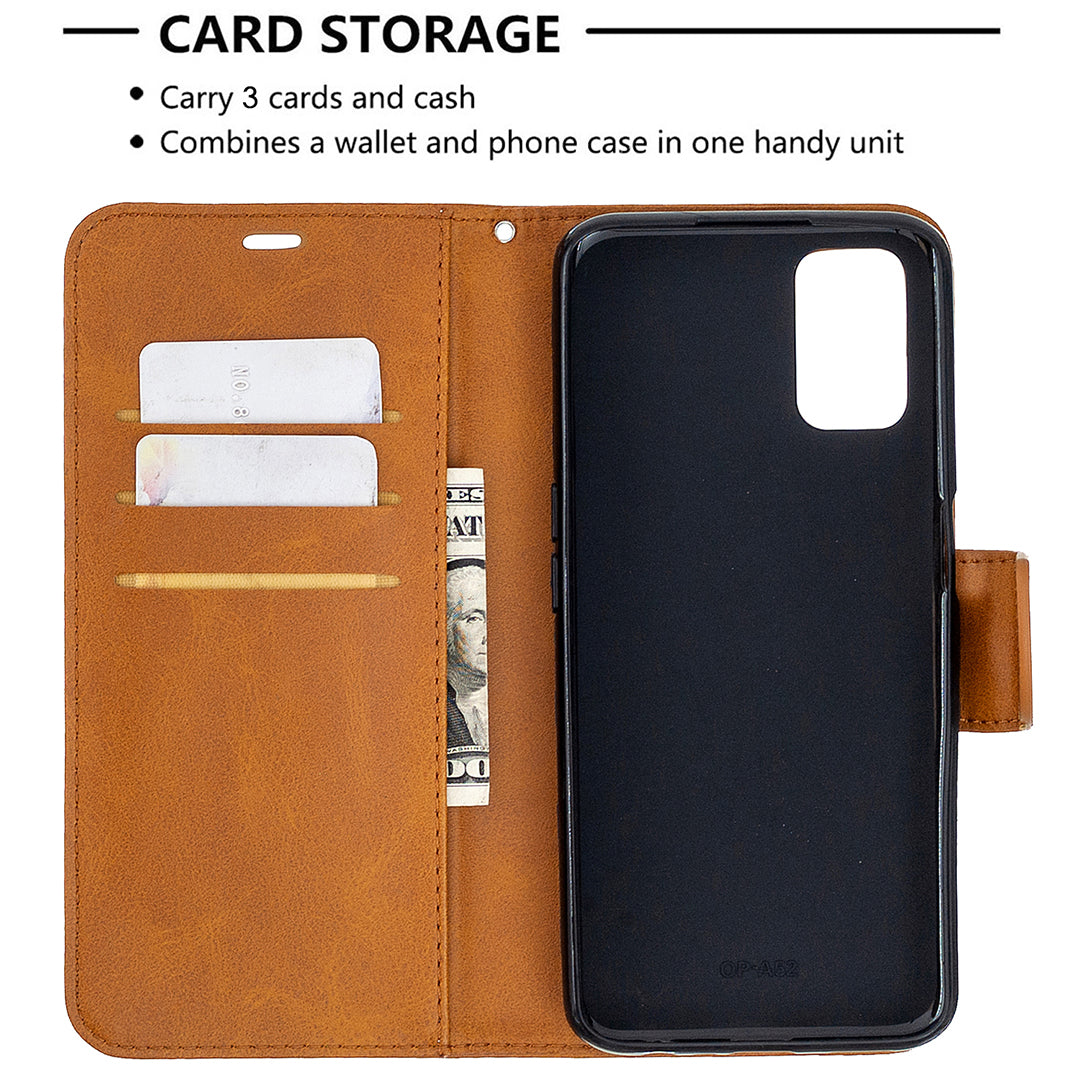 Leather Stand Case with Card Slots for OPPO A72/A52/A92