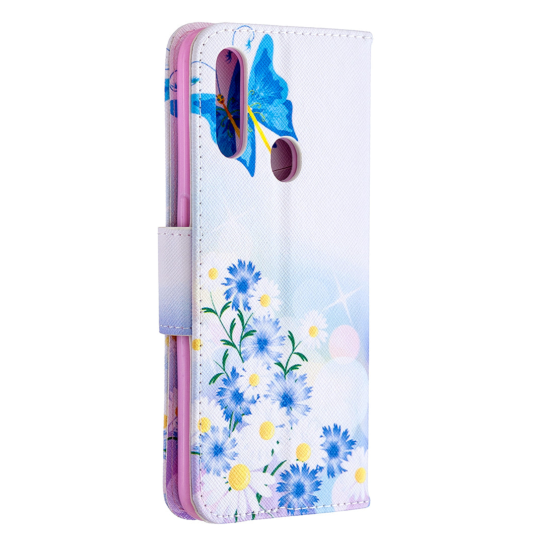 Pattern Printing Leather Wallet Shell Case for OPPO A31 (2020)/A81