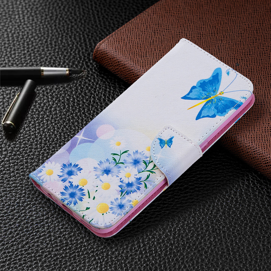 Pattern Printing Leather Wallet Shell Case for OPPO A31 (2020)/A81