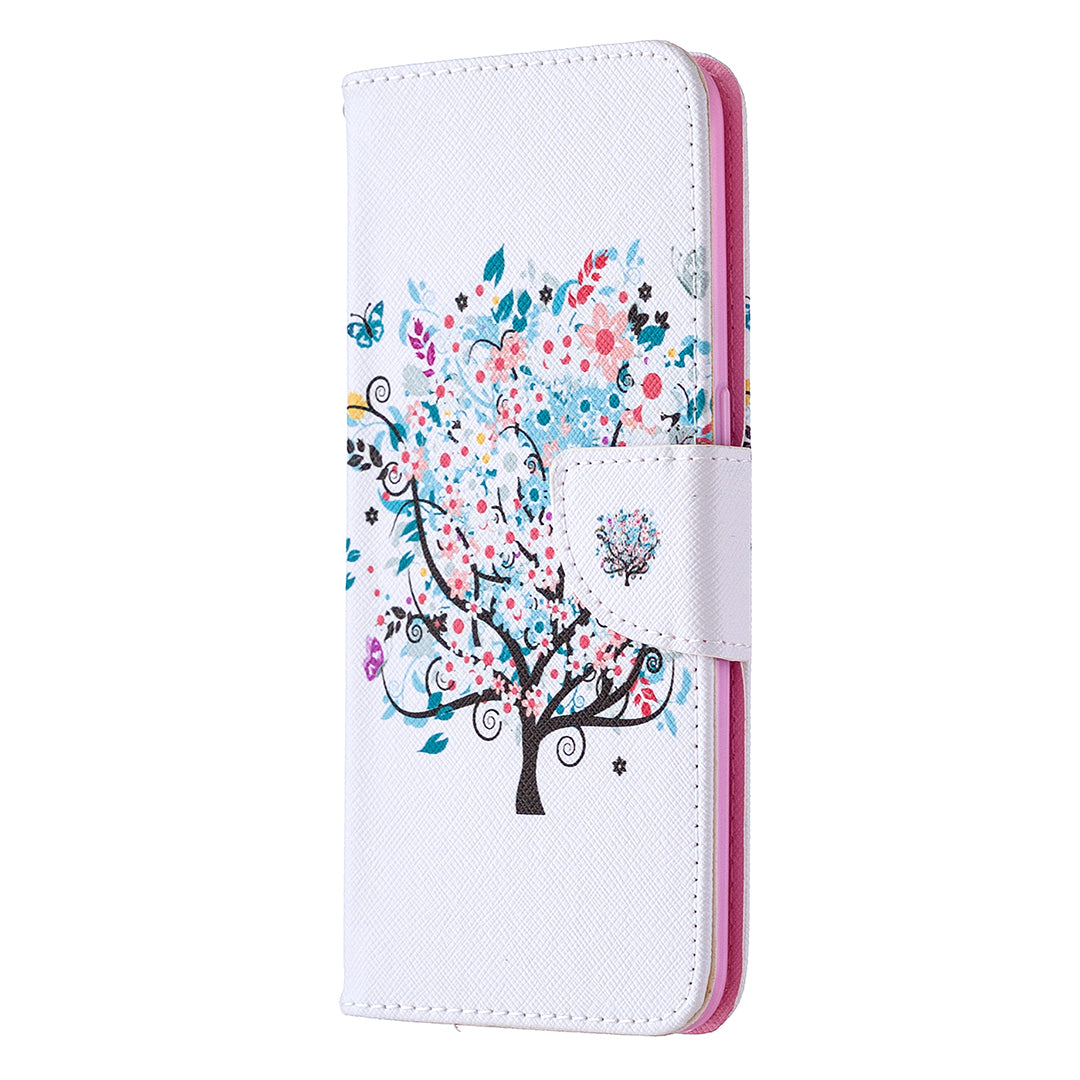 Pattern Printing Leather Wallet Shell Case for OPPO A31 (2020)/A81