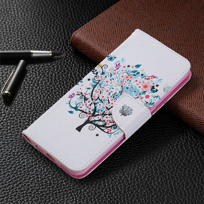 Pattern Printing Leather Wallet Shell Case for OPPO A31 (2020)/A81