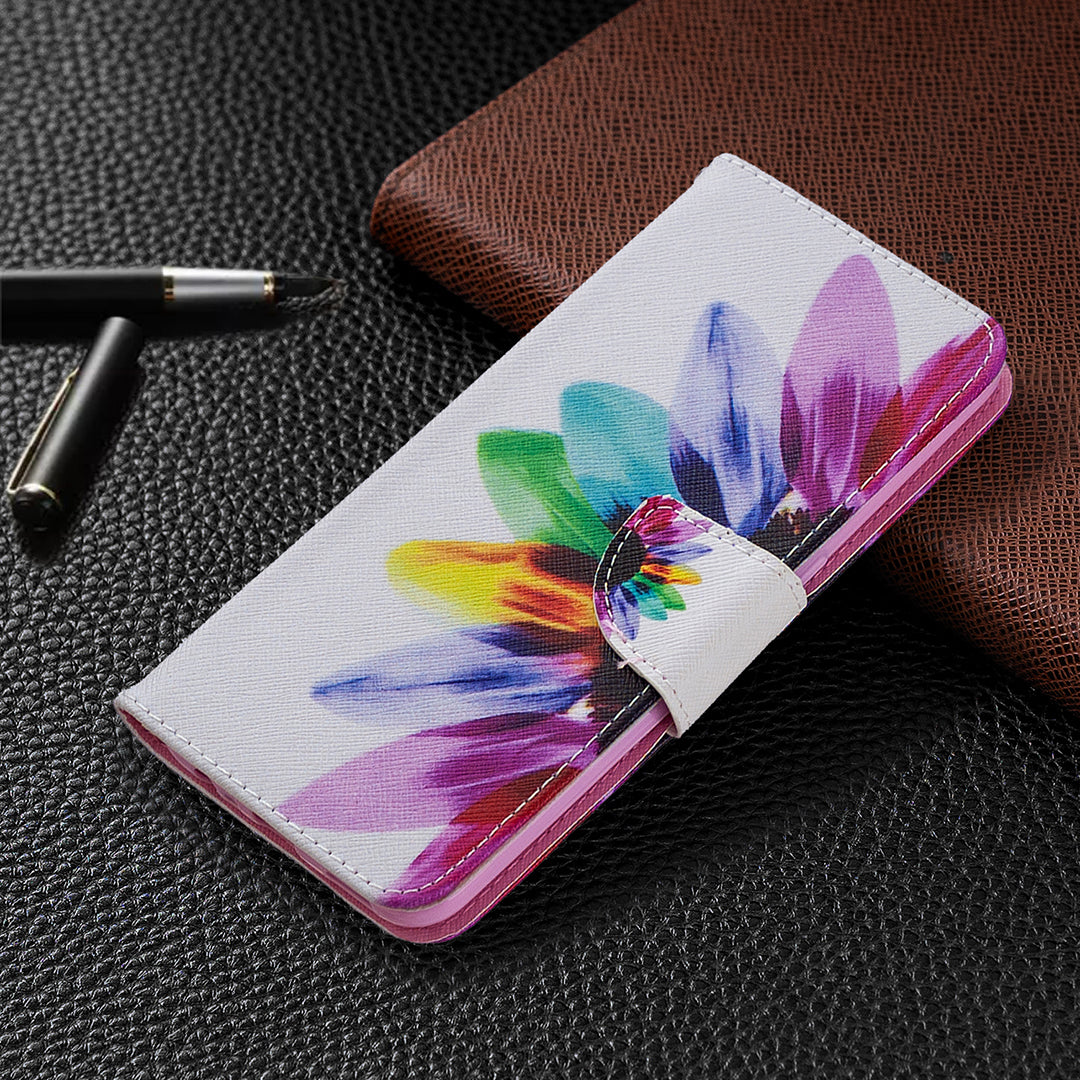 Pattern Printing Leather Wallet Shell Case for OPPO A31 (2020)/A81