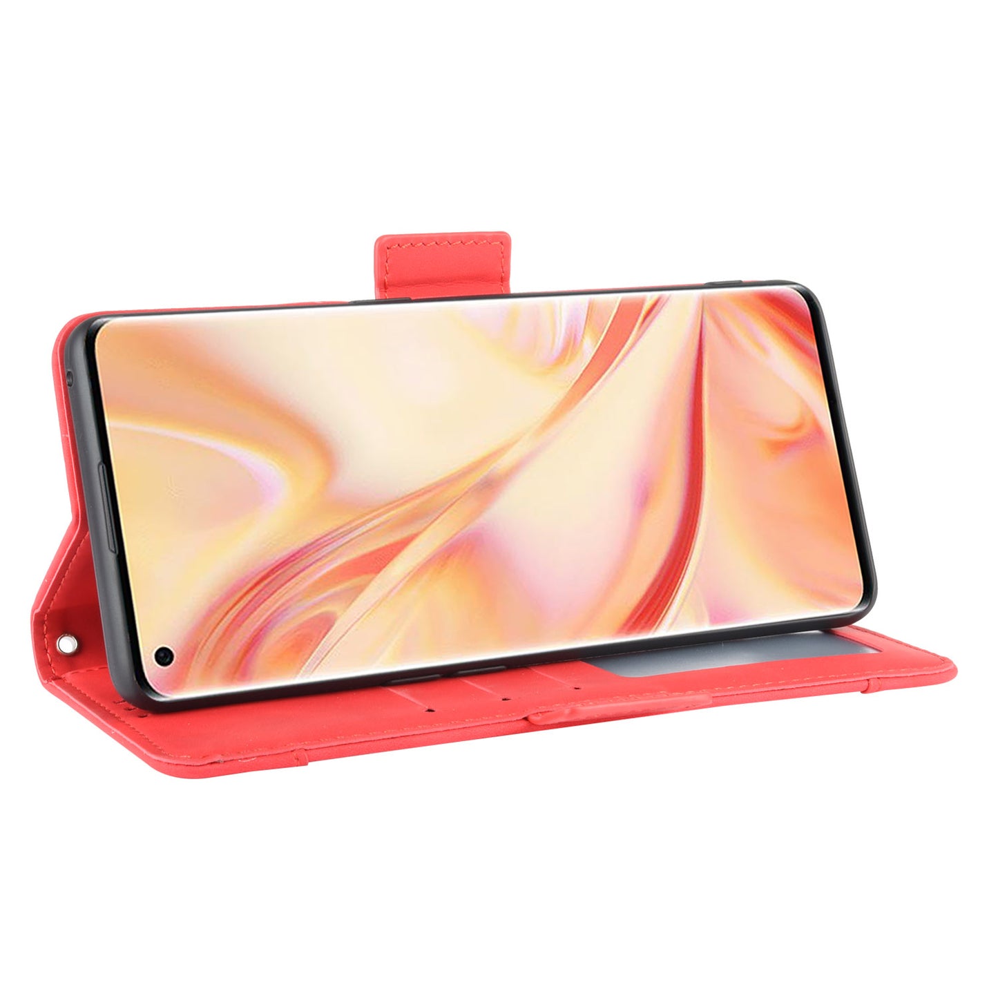 Wallet Stand Flip Leather Phone Cover for Oppo Find X2 Pro