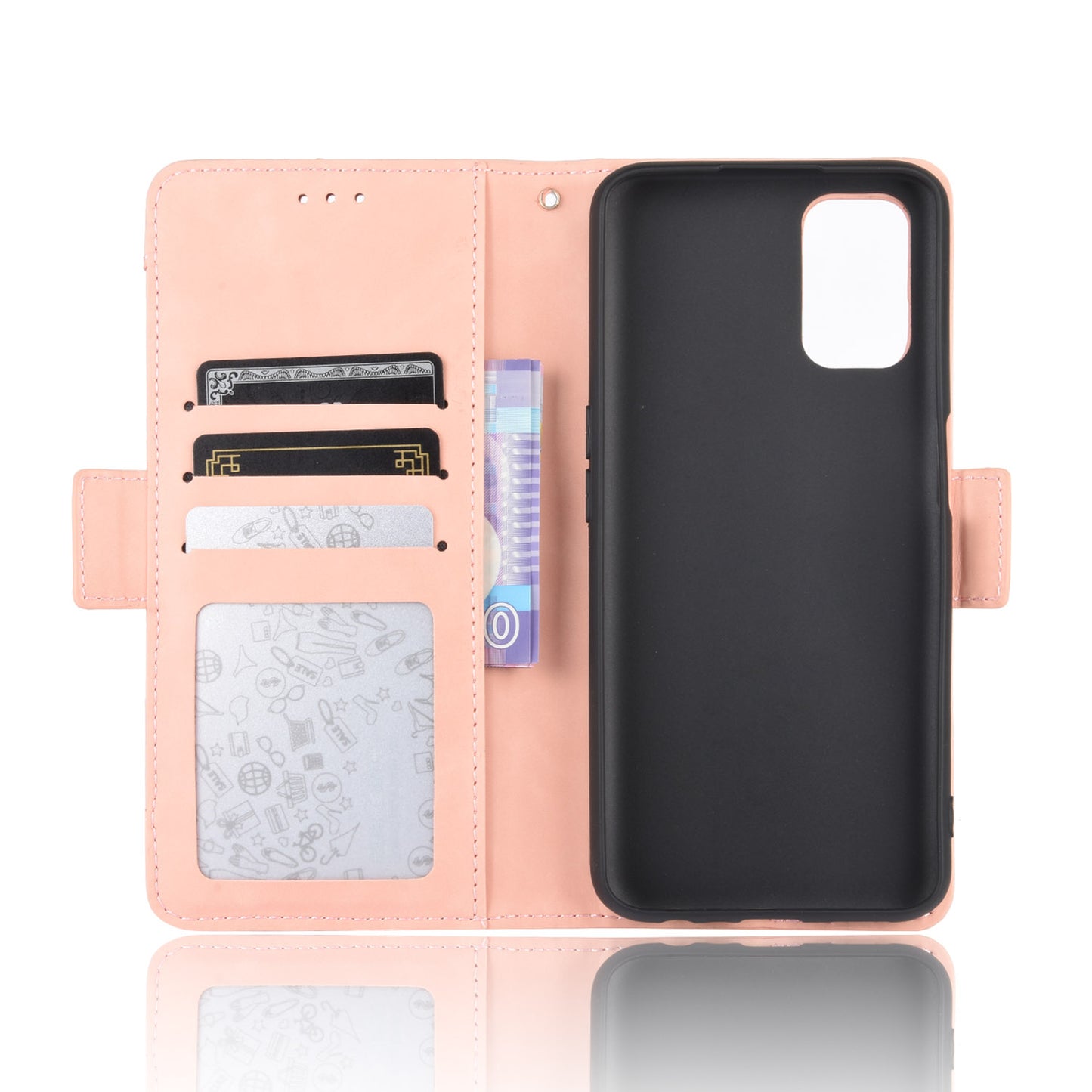 Wallet Stand Flip Leather Protective Case for OPPO A52/A72/A92