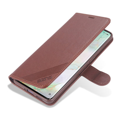 AZNS PU Leather Wallet Stand Mobile Phone Cover for Oppo Reno4 5G