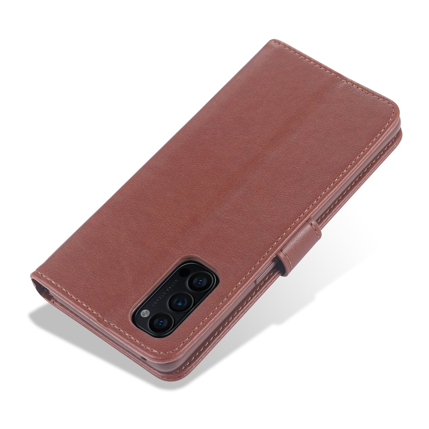 AZNS PU Leather Wallet Stand Mobile Phone Cover for Oppo Reno4 5G