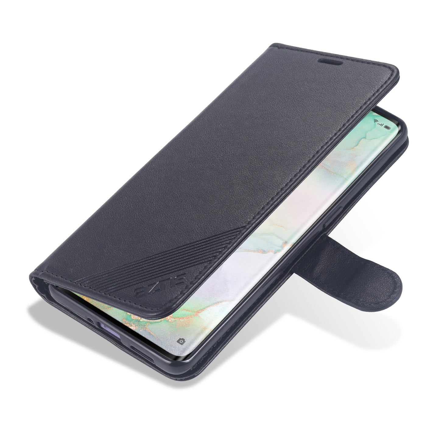 AZNS PU Leather Wallet Stand Mobile Phone Cover for Oppo Reno4 5G